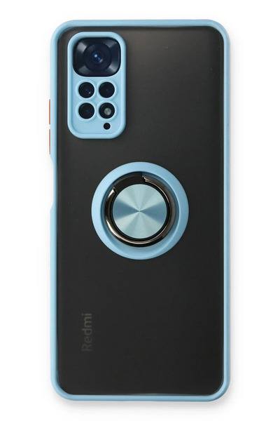 alanova Xiaomi Redmi Note 11 Case Montreal Ringed Silicone Cover - Ice Blue 1...