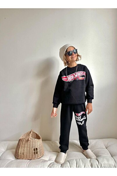 YİGİT BUTİK Mașină cu imprimeu Băiat set