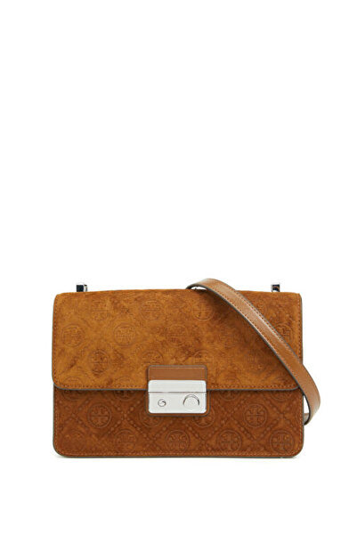 Tory Burch Monogram Kahverengi Kadın Deri Çanta