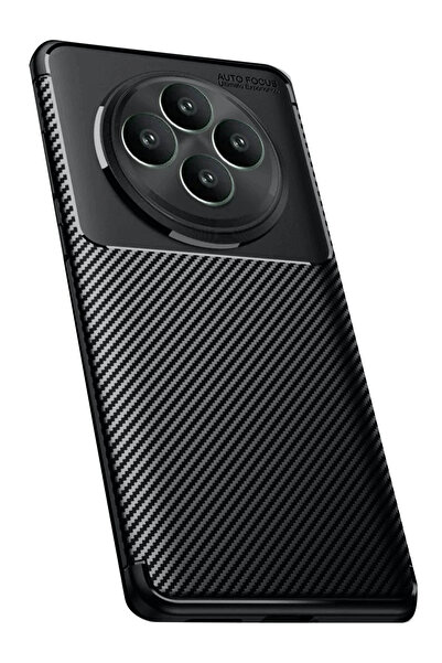 BSN STİL غطاء كربون بتركيز تلقائي من BSNSHOP لهاتف Reno 11 FS - أسود 1058986