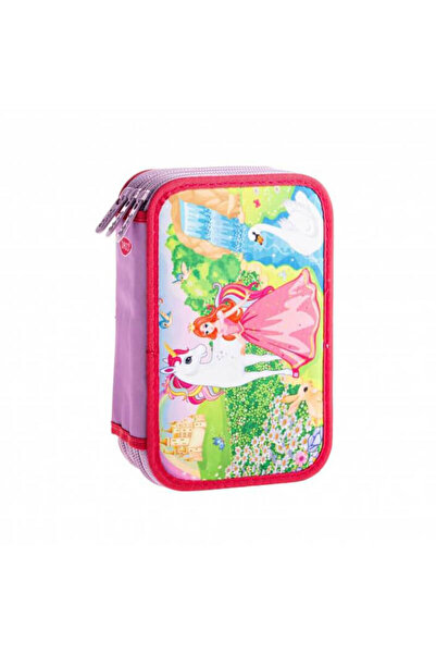 Daco Penar fete cu 3 fermoare echipat cu 46 de piese, unicorn Princess