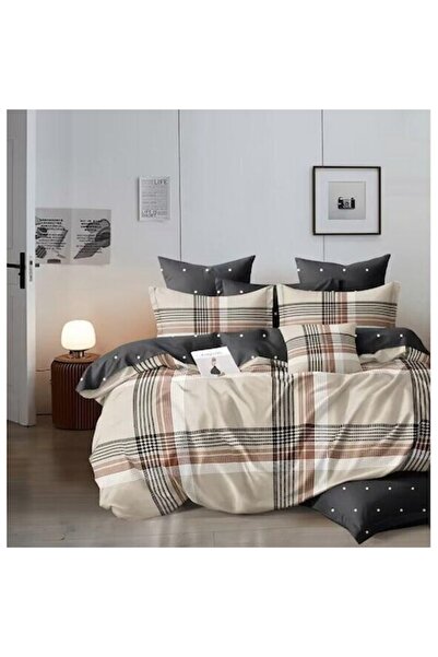 OEM Double Bed Linen Set, 2 Persons, 4 Pieces, 240x250 cm, Multicolor, M5