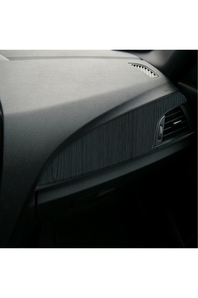 Avex Folie Auto Colantare Trimuri, Model Lemn Negru, 100 x 45cm