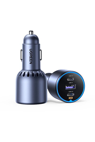 Ugreen EC705 2x USB-C + 1x USB-A PD QC3.0 130W Gri