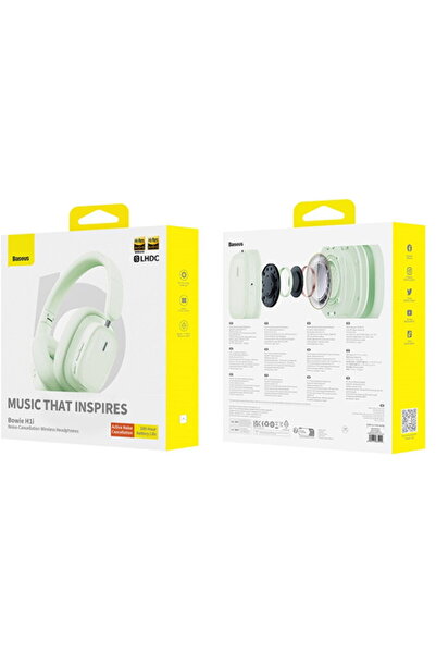 Baseus Bowie H1i, 100 ore, Bluetooth 5.3, Verde