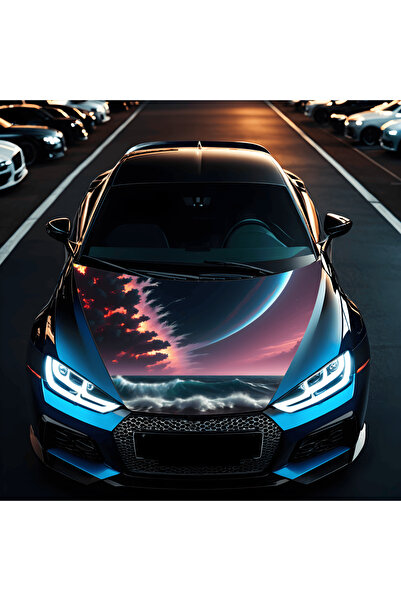 Avex Folie Capota Auto "Hood Art" rezistenta la exterior, marime M (165 x 120...