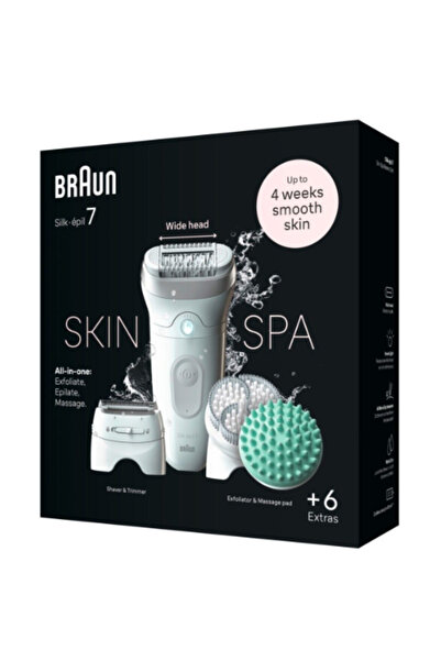 Braun SE7-081 Silk epil 7 40 de pensete, 2 viteze Alb