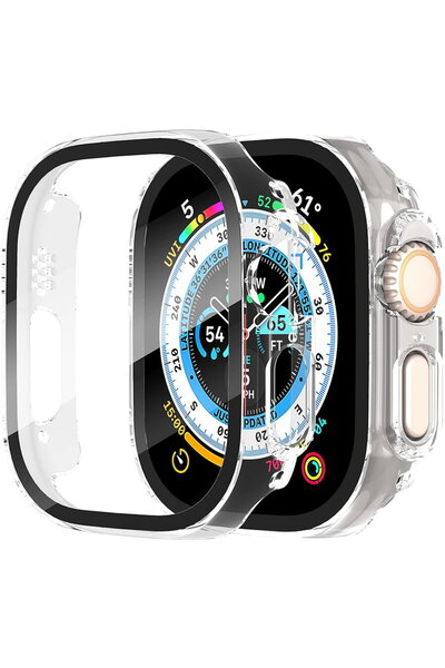 Techsuit Apple Watch Ultra / Ultra 2 Case + Foil - Defense360 Pro - Clear