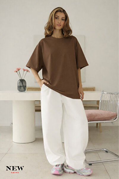 New Shine تي شيرت عادي للجنسين