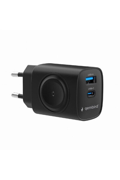 Gembird Apple Watch + Smartphone 2 în 1, 20W, Negru