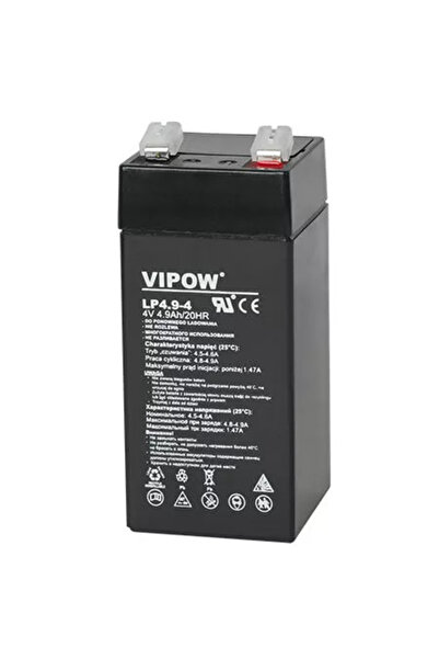 OEM Acumulator gel plumb 4V 4.9Ah Vipow 43x43x100mm