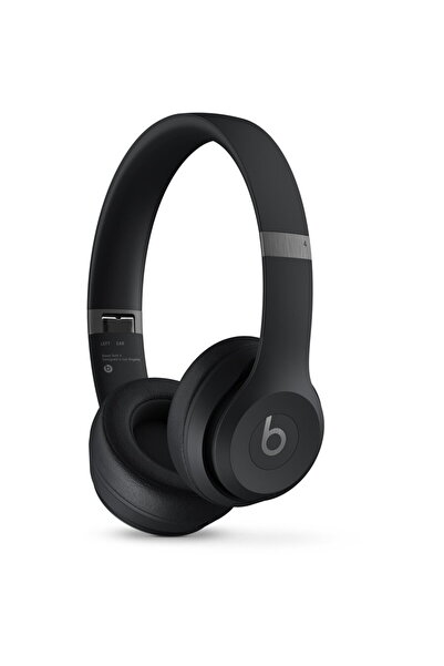 Apple Beats Solo 4, Autonomie 50 ore, Bluetooth 5.3, Negru