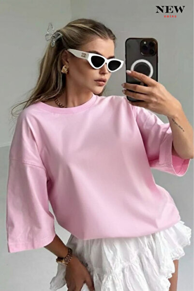 New Shine تي شيرت عادي للجنسين