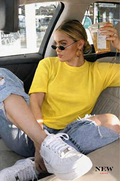 New Shine تي شيرت عادي للجنسين