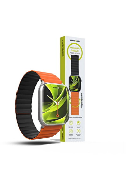 Mobile Origin Curea magnetică de ceas II, portocalie/neagră - Apple Watch 49m...
