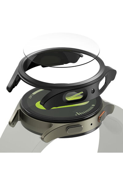 Ringke Husa pentru Samsung Galaxy Watch7 44mm + Folie - Slim - Titanium Black