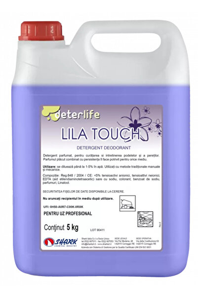 Shark LILA TOUCH FLOOR DETERGENT WITH SHINE EFFECT 5 KG