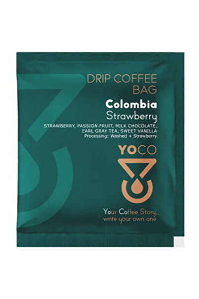 yoco - Pliculeț de picurare Columbia Strawberry Washed, fermentat uscat 24h -...