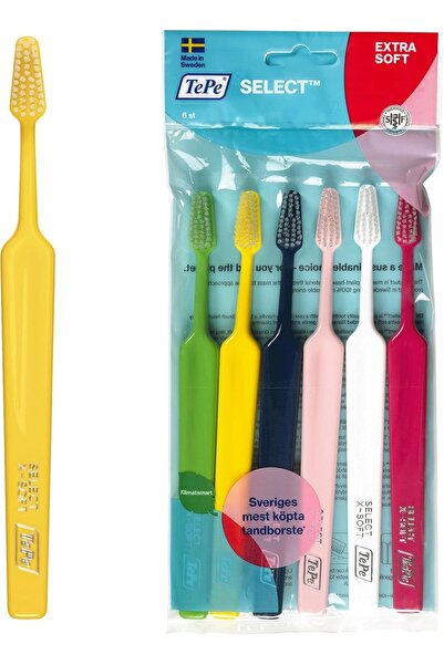 TePe Select Toothbrush, Extra Soft, 6pcs