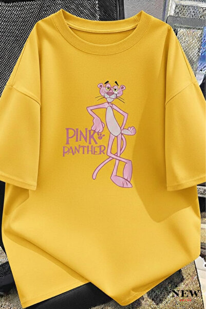 New Shine تي شيرت مطبوع عليه نمر للجنسين