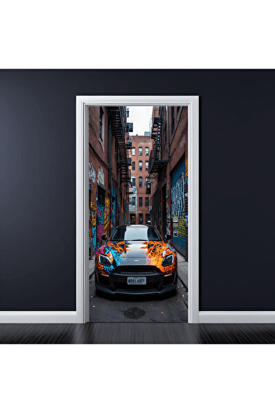 Avex Folie imprimata color pentru decor Usa, dimensiune 200 x 90cm, model: AV...