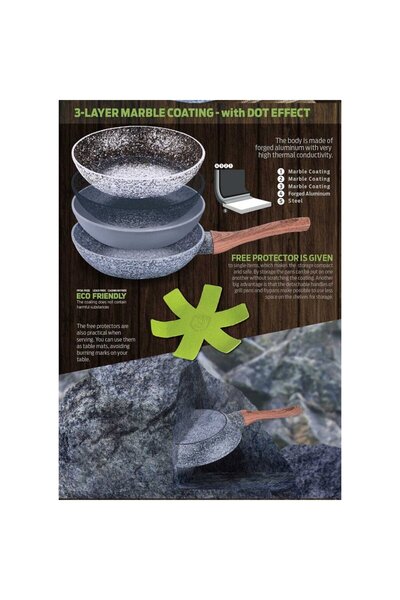 Berlinger Haus 5-piece cookware set BH/7060 Forest Line Original Brown, grey,...