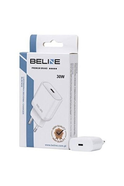 Beline USB-C, PD 3.0, 30W, Alb, 59 x 45 x 23,5 mm