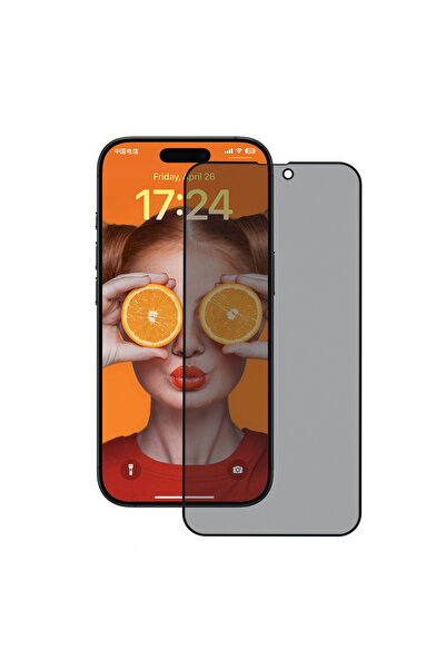 Anank Folie sticla iPhone 15 2.5D Privacy Screen Protector, negru