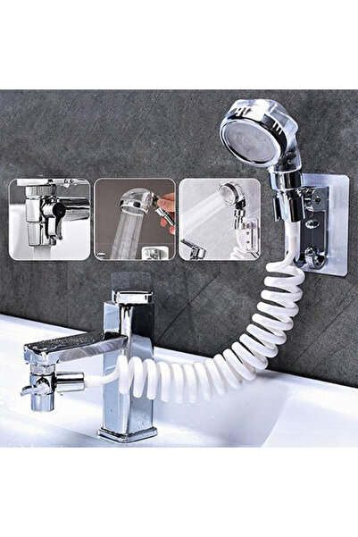 Avex Additional shower head with extendable hose for sink or bathtub, AVX-AG176B