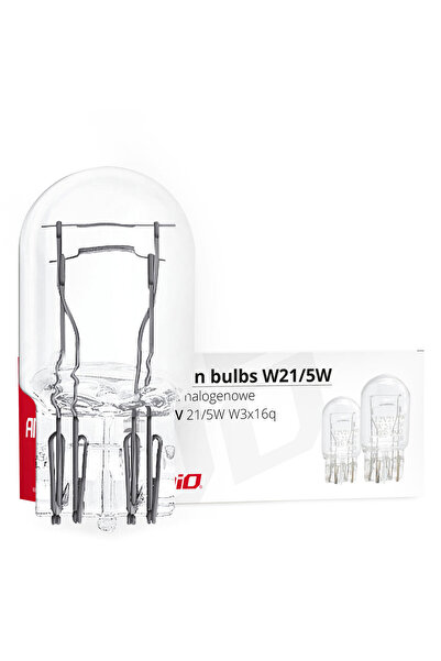 AMIO Set 10 becuri cu halogen T20, W21 / 5W, W3x16q
