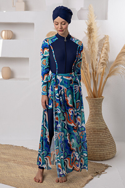 Adasea Μακρυμάνικο μαγιό χιτζάμπ Aurora Lycra 1115