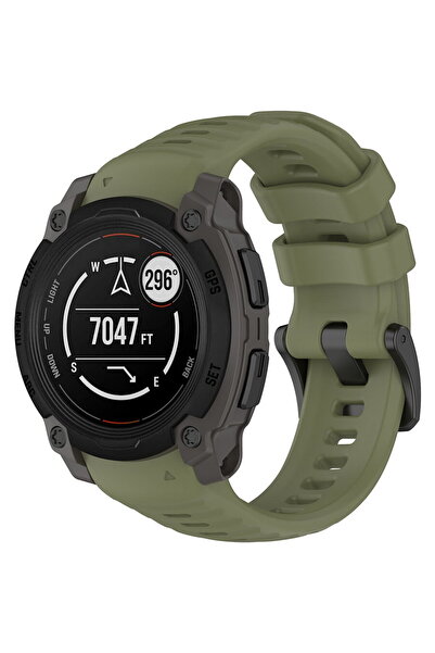 Techsuit Strap for Garmin Instinct E 40mm - Watchband 22mm (W076) - Green