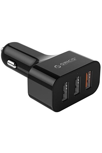 Orico Incarcator auto UCH-Q3 35W 3 Port negru