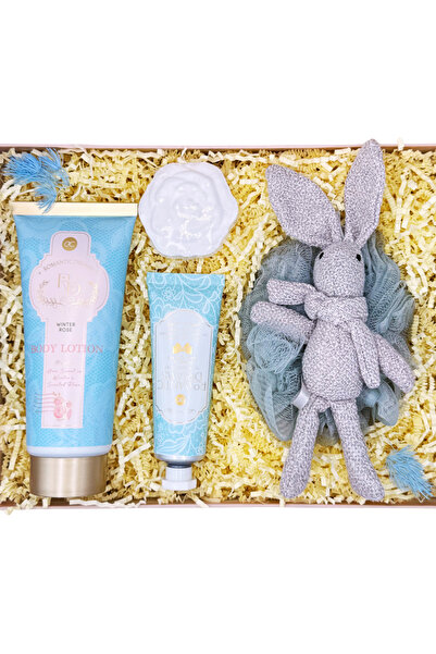 OEM Set Cadou cufarul fericirii - Lotiune de corp cu aroma de trandafir (200m...