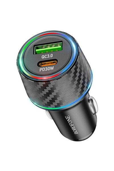 Borofone KF2357244 BZ21 USB-C + USB-A QC3.0 PD 48W Negru