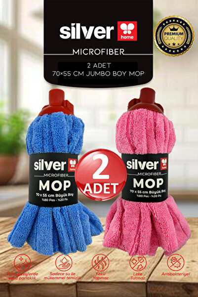 SİLVER HOME 2 komada plavih i roze ekstra debele mikrofibre super upijajuće g...