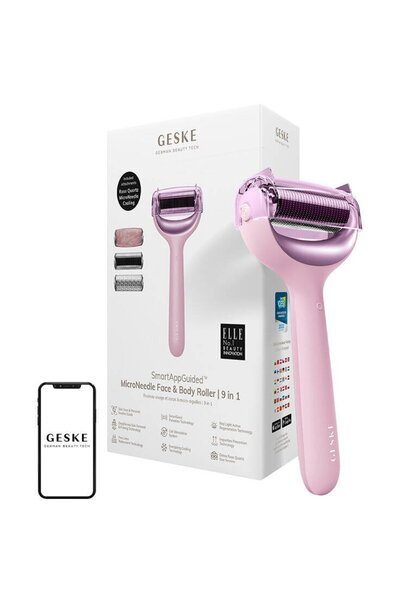 Geske Needle roller for mesotherapy for face and body 9 in 1 with application (r