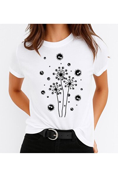 OEM Women's T-shirt 100% Cotton Dandelion