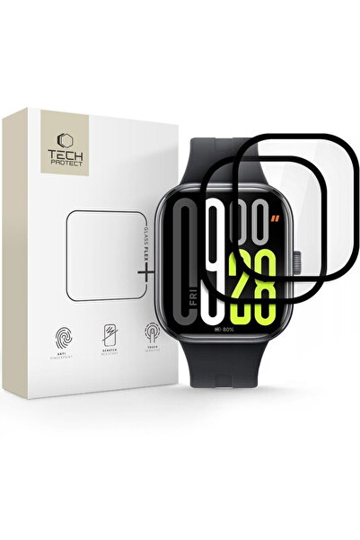Tech-Protect HYBRID GLASS FLEX+ PACHET DE 2 XIAOMI REDMI WATCH 5 NEGRU