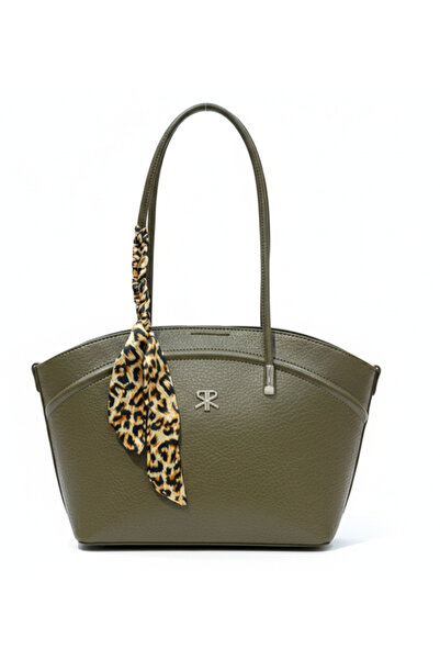 Çanta Trend Khakigreen Women's Shoulder and Shoulder Bag 24X34 Size