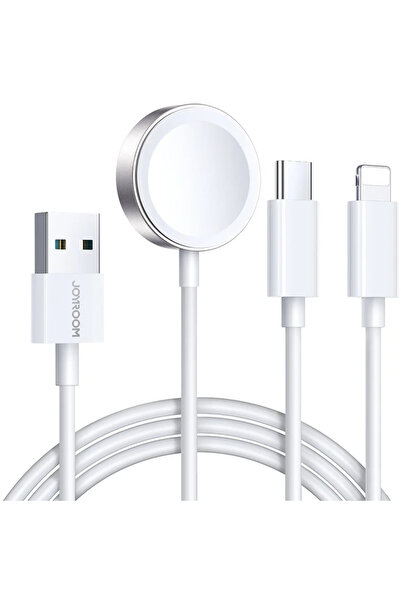Joyroom S-IW008 3-in-1 cable magnetic charger USB-A - Lightning/USB-C 1.2m - ...