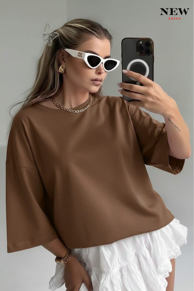 New Shine تي شيرت عادي للجنسين