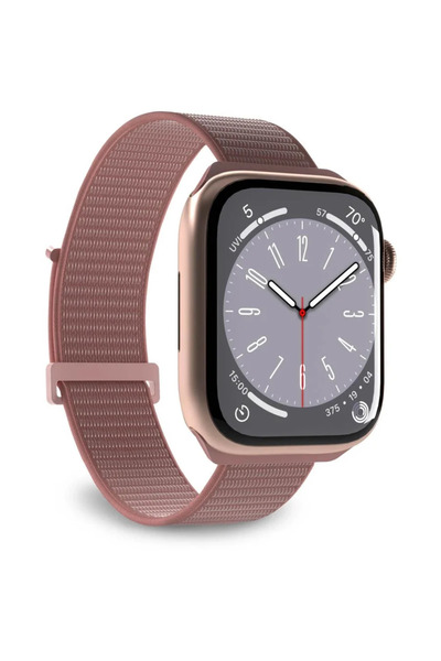 Puro "SPORT" nylon watch band for Apple Watch 38–40–41mm, pink