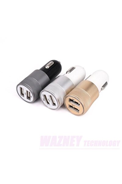 Generic Dual micro USB 5V 2.1A Aluminum