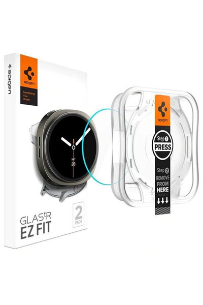 Spigen Folie de protecție pentru Samsung Galaxy Watch8 40mm (set de 2) - Glas...