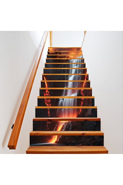 Avex Sticker decorativ pentru scari interioare, print autoadeziv de inalta re...