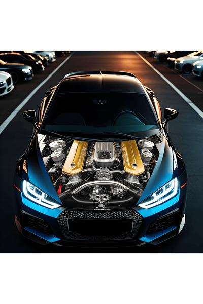 Avex Folie auto "HoodArt" rezistentă la exterior, dimensiune M (165x120cm) - ...