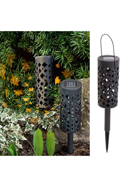 ART Set 4 lampi solare de gradina cu picior si agatatoare tip "Felinar" cu LED