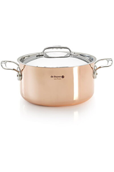 De Buyer Prima Matera Saucepot copper/steel 20 cm induction