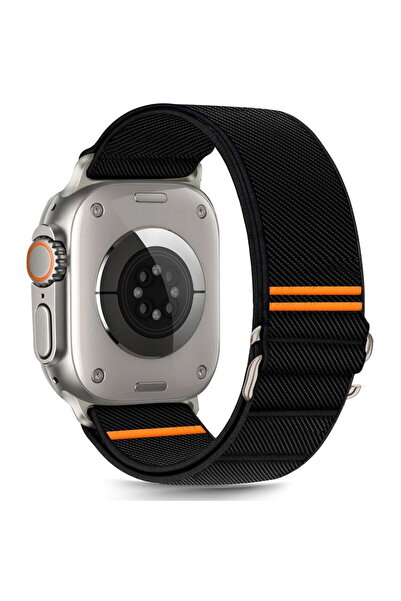 Tech-Protect Curea de nylon tip clemă pentru Apple Watch 6 / 7 / 8 / 9 / 10 /...